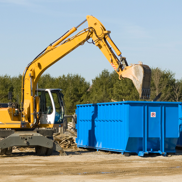 can i choose the location where the residential dumpster will be placed in Linton Indiana